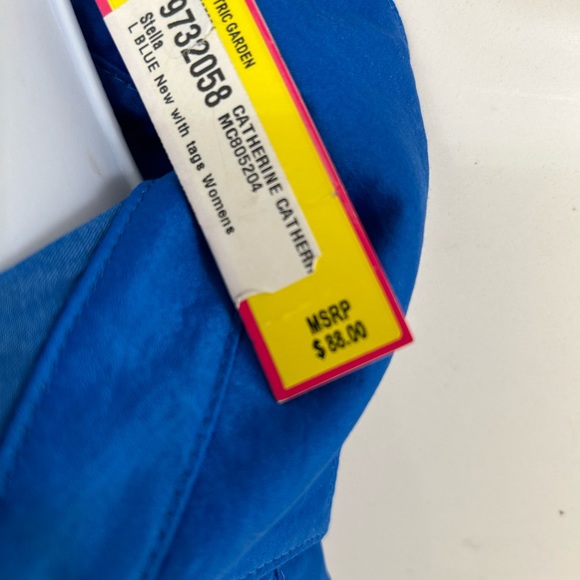 Catherine Malandrino pleated back & front button dress w/ side pockets - Picture 8 of 8